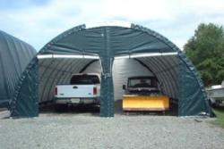 26'Wx24'Lx12'H quonset cover garage